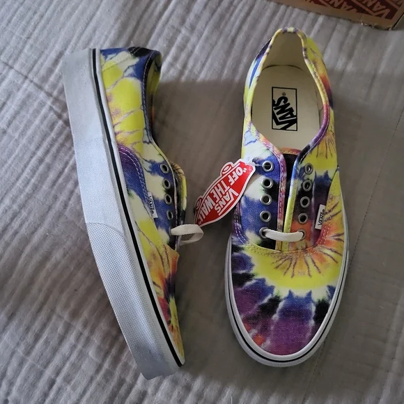 Vans Authentic Sf Washed Tie Dye White Men 10.5 VNOA2Z5I19C (2020) - Picture 4 of 7